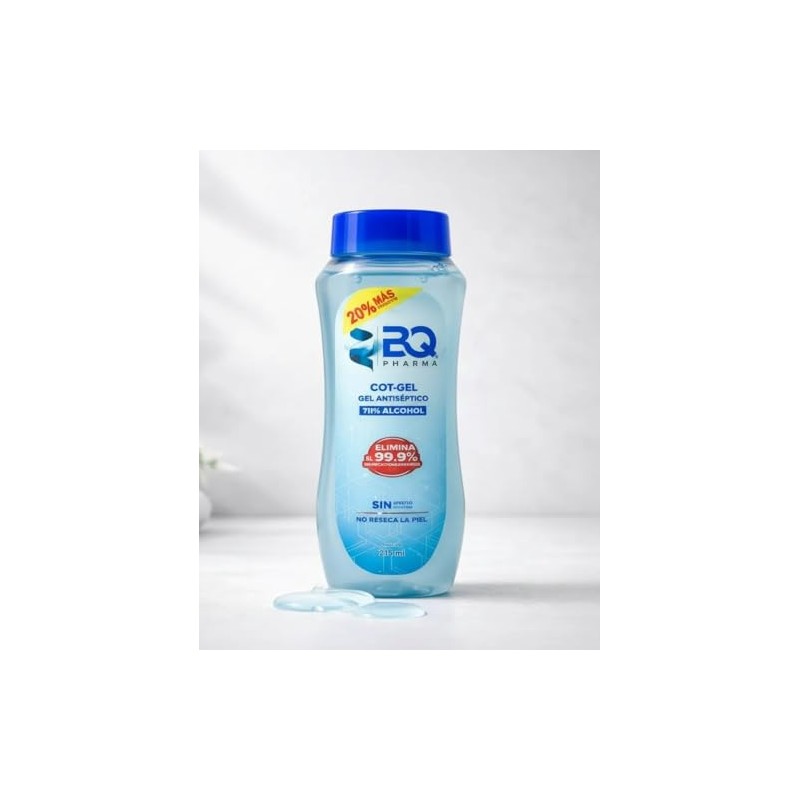 BQ PHARMA Gel antiseptico 215 ml 3 geles