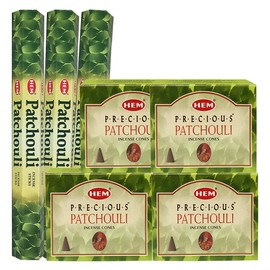 Patchouli Incense Sticks and Cone Incense Holder Variety Pack Bundle insence insense insienso