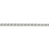 The Black Bow 3mm Sterling Silver Solid Flat Rope Chain