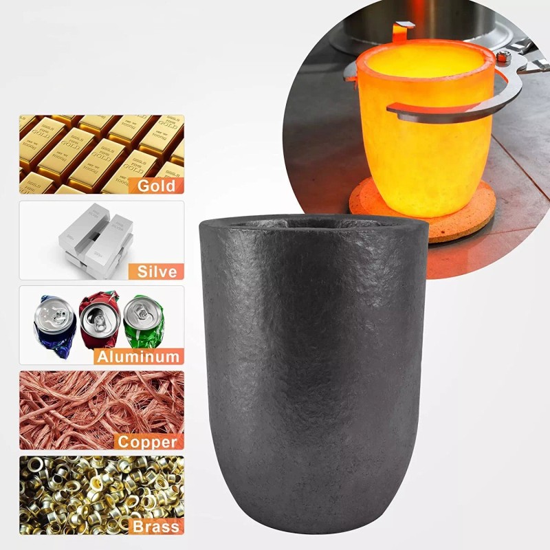 CANALHOUT 14KG Silicon Carbide Graphite Crucibles,Melt