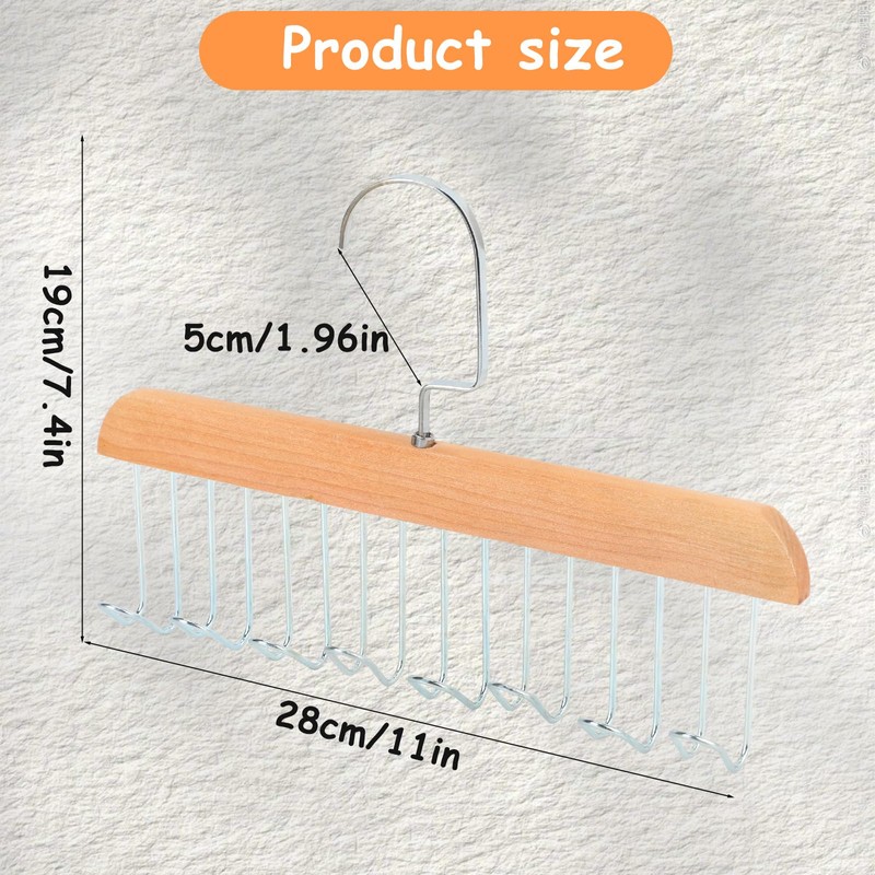 Xbaiyanr 4Pcs Anti Slip Multi Hook Coat Racks,Bra Hangers for