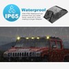 Partsam Replacement for Hummer H2 Cab Roof Lights Smoked Housing