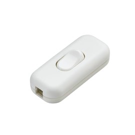 Knightsbridge 6A DP Inline Cord Switch, White ST6AWH