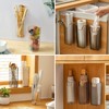 Straw Holder for Cabinet Reusable Straw Organizer Tumbler Container for