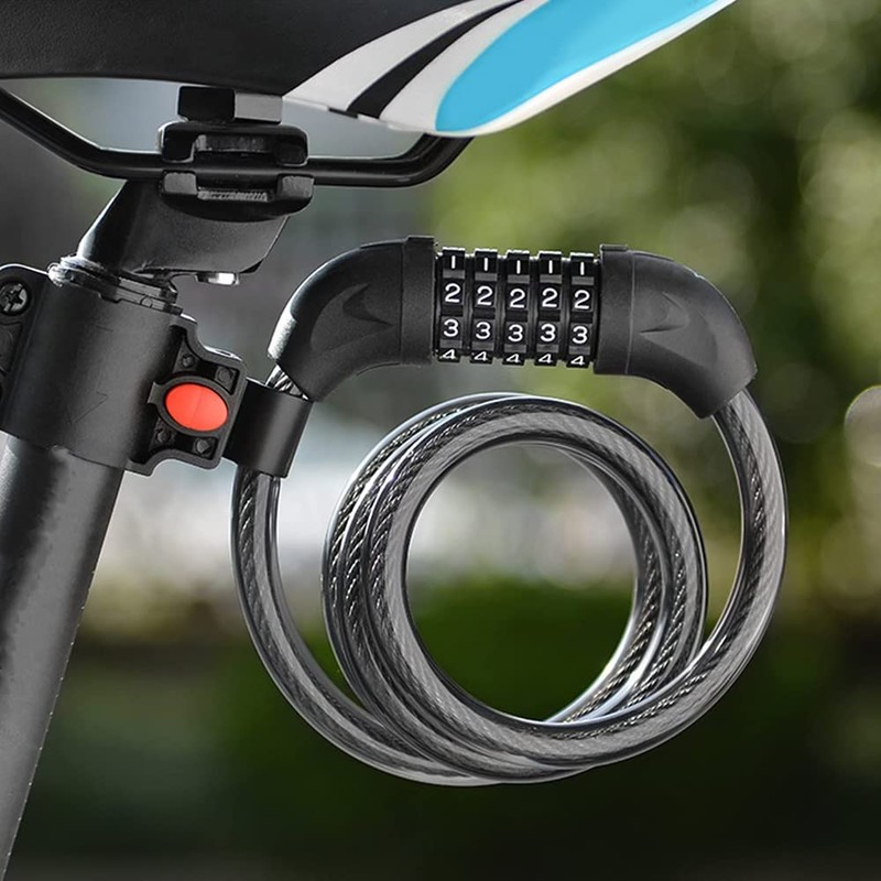 Bike Lock, GoFriend Bicycle Lock High Security 5 Digit Resettable