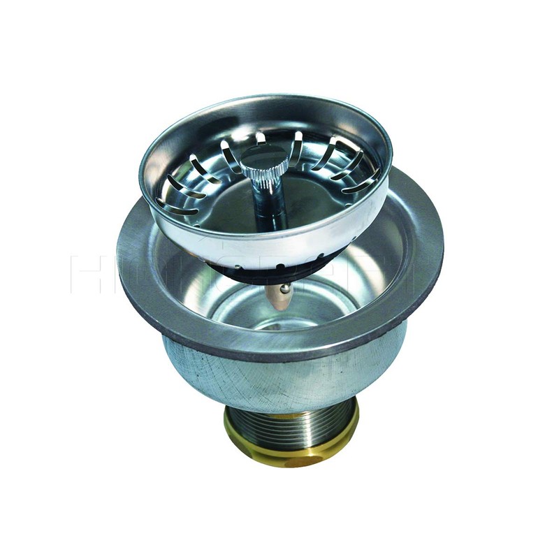 Highcraft 9754 Kitchen Sink (3-1/2 Inch) Stainless Steel Drain Assembly
