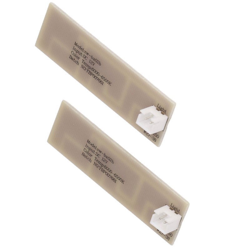 2Pcs Refrigerator LED Light Strip Bar Replacement Freezer Refrigerator Light