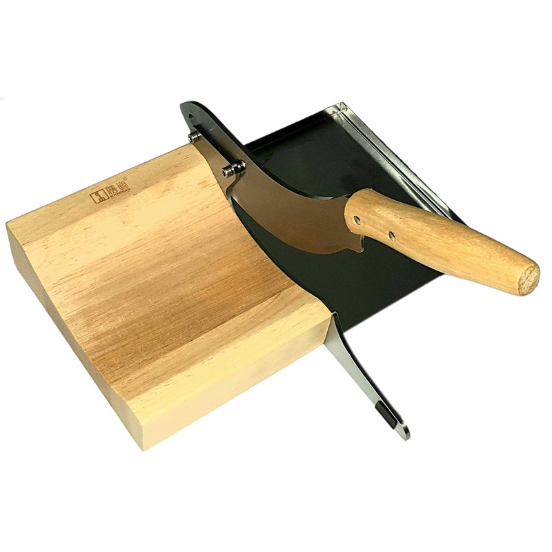 Radiused Biltong Slicer with Detachable Magnetic Tray