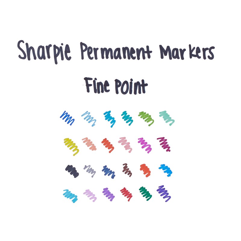 Sharpie Permanent Markers | Fine Point | Brilliant Blue |