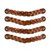 Brute Strength - Leather Drawer Pulls - Braided - Cognac