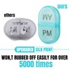 6 Pack Pill Organizer Pocket Small Case Holder Am Pm