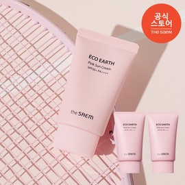 The Saem Eco Earth Pink Sun Cream 1 + 1 / Tone-up Sun Cream / 더샘 에코 어스 핑크 선 크림 1 + 1 / 톤업 선크림