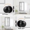 Probrico Passage Interior Door Knobs Hall and Closet Door Handle