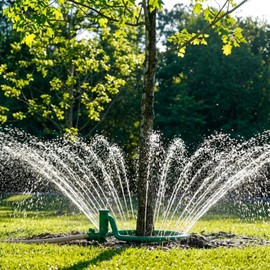 Tree Sprinkler with 360° Outward Direction, Water Sprinkler for Trees That Reaches The Nutrition Zone for Tree Root Watering (7")