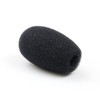Headset Incom, Pin Microphone, Microphone Sponge, Black, Set of 5,