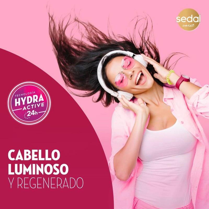 Sedal Care + Crema para Peinar Ácido Hialurónico y Vitamina