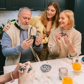 MHY 3 Pieces Large Size Brain Teaser Puzzles,Metal Cast Puzzle Game Toys，3D Highly Difficult Adult Puzzles，IQ Educational Box for Teens…