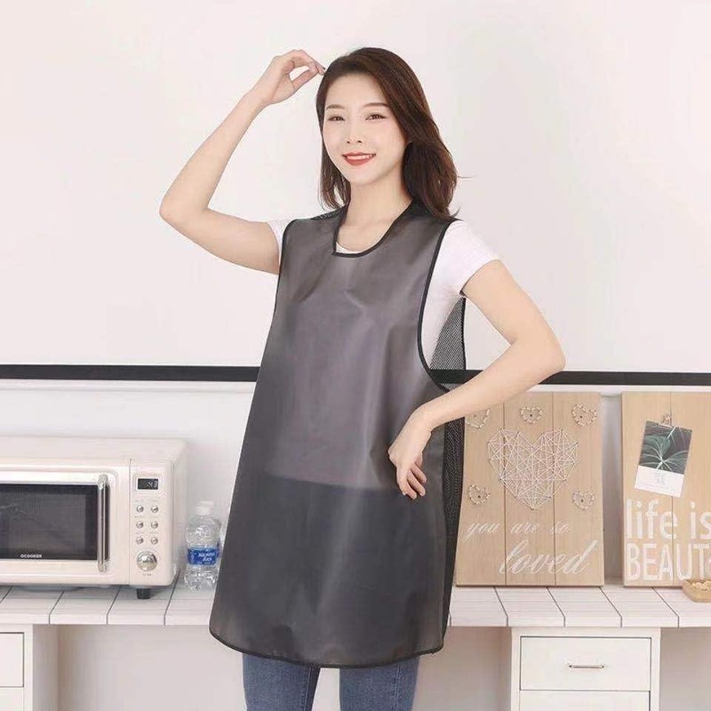 Clapoyis Waterproof Vinyl Apron, Hand Cleaning Apron, Translucent, TPU, Commercial