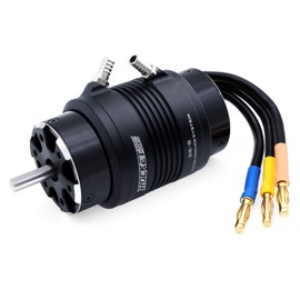 Brushless Rc Boat Motor, Surpass Hobby 3670 3050KV Brushless Motor with Cooling Set Design for RC Boat (3050kv)