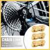 REPAIROCK 3 Pair 6 7 8 Speed Gold Tone Chain
