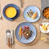 Selamica Ceramic 16-Pieces Dinnerware Set, Ceramic Dishes Set for 4,