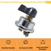 SPJIUQI 12V 50 Amp 3 Position On-Off-On Reversing Levered Rotary