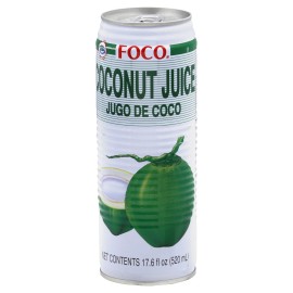 Foco Juice Coconut 17.6 Oz (Pack Of 24)