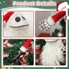 Christmas Tree Jack of Skellington Body Doll Decorations Christmas Burlap