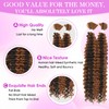 Human Braiding Hair for Boho Braids Mixed Synthetic Hair 2Bundles