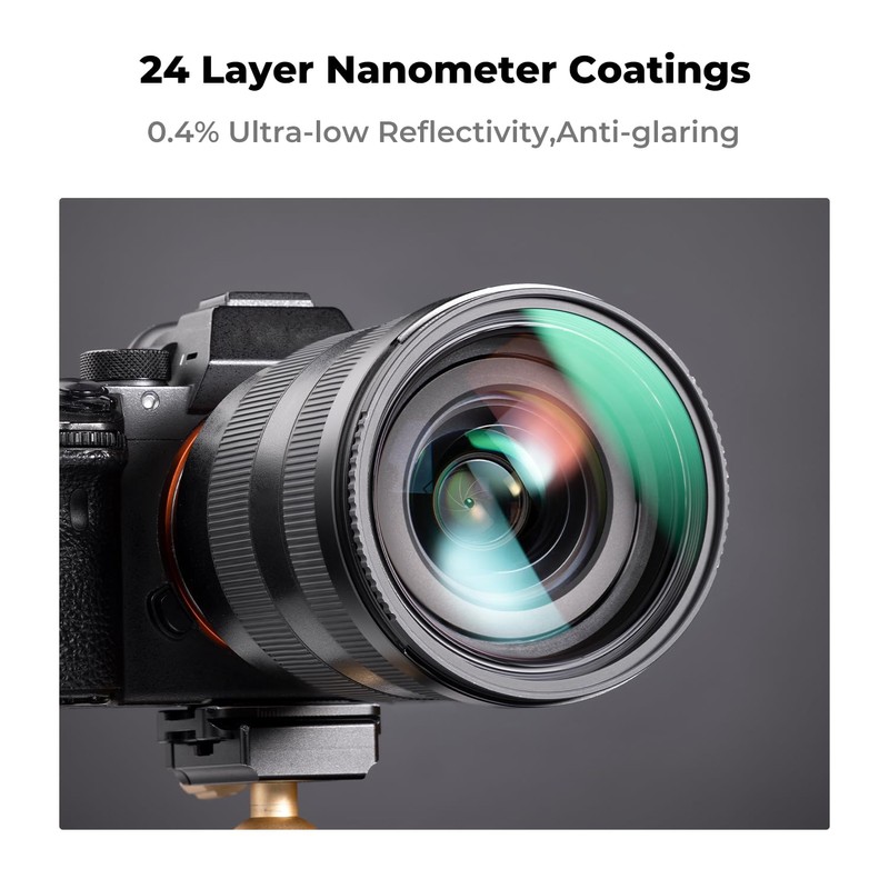 K&F Concept 49MM UV Filter Ultra Definiton 24 Layers Multi