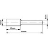 Ultra Co Coated Carbide Burr 12mm (Metric) Diameter with 6mm