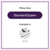 Silky Satin Beauty Bed Pillow Covers, Standard/Queen, White, 2-Pack