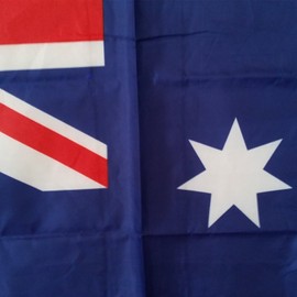 Australian Flag Souvenir! About 150 cm by 90 cm / 5’ x 3’ Polyester for Celebrating Australian Heritage