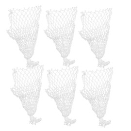 BIUDECO 6Pcs Billiard Drop Ball Basket for Pool Table Durable Wear Storage Easy to Use Billiard Accessories for Professionals and Non Professionals