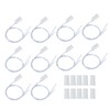 10pcs Wired Door Window Sensor Magnetic Switch for Home Alarm