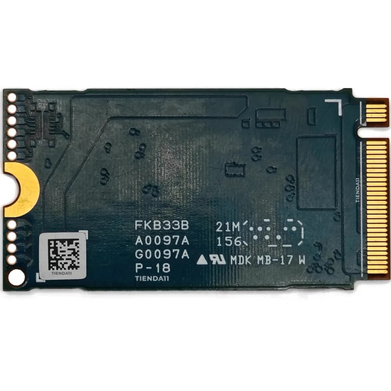 SSD Kioxia 256GB M.2 NVMe 2242/2280 3400MB/s Lectura 1900MB/s Escritura