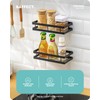 Baffect Metal Spice Rack Wall Mount Floating Shelves 2 Pack
