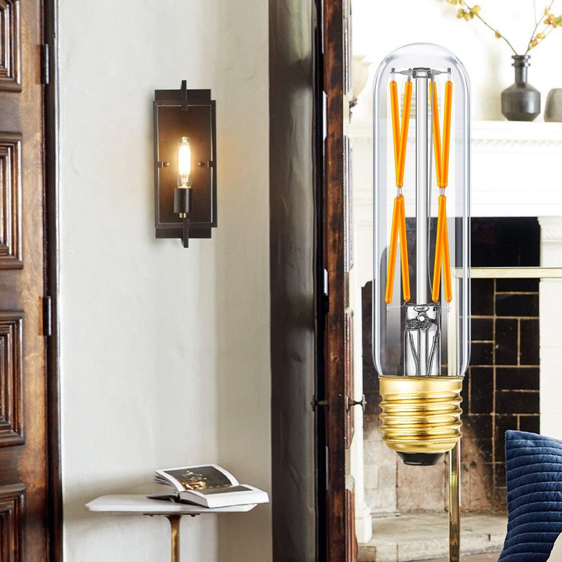 T10 Led Bulb 8W Dimmable E26 Led Tubular Bulbs Soft