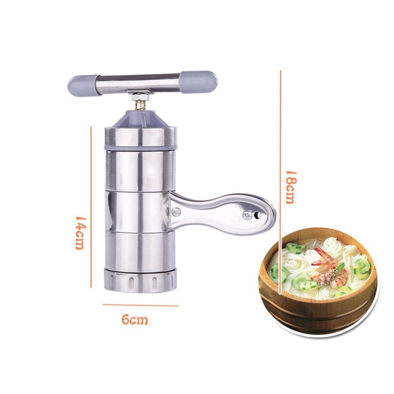 OFKPO Stainless Steel Noodle Maker Manual Noodle Press Vegetable Fruit