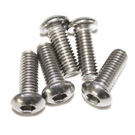 Pack of 100 M3 x 12 Pan Head Screws with ISK Stainless Steel A2 ISO 7380-1
