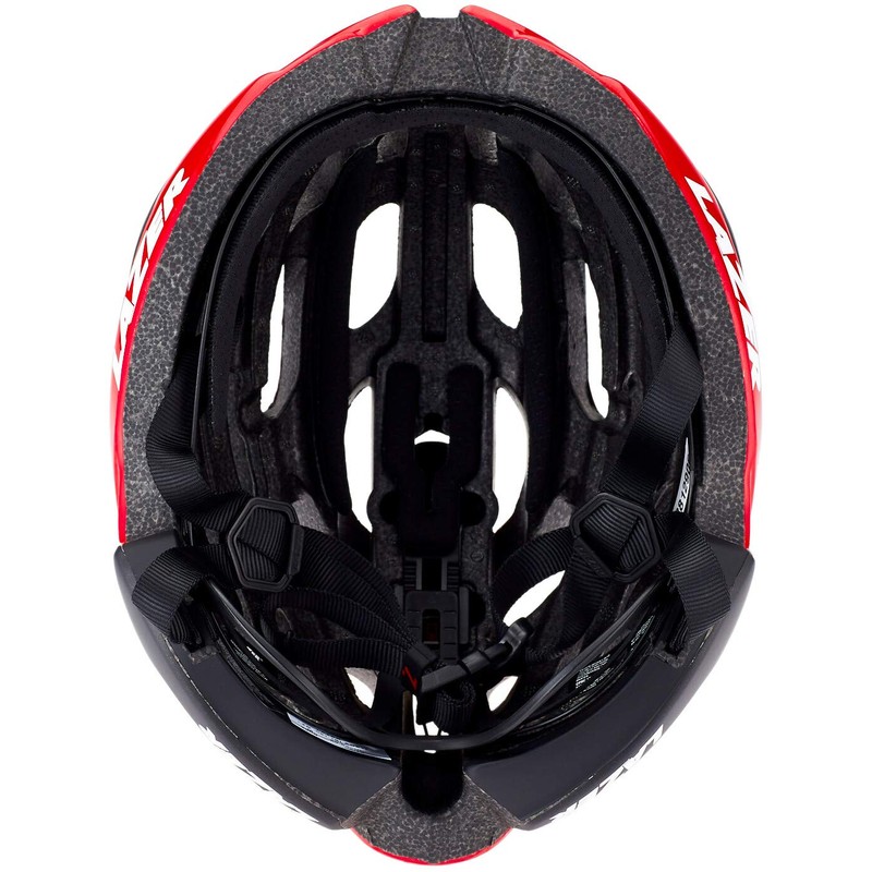 Lazer Blade+ In-Mold Rollsys® High Performance Cycle Helmet (Red/Black, Large)