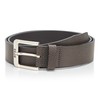 BOSS, Jemio Square Buckle Leather Belt, brown cedar, 30