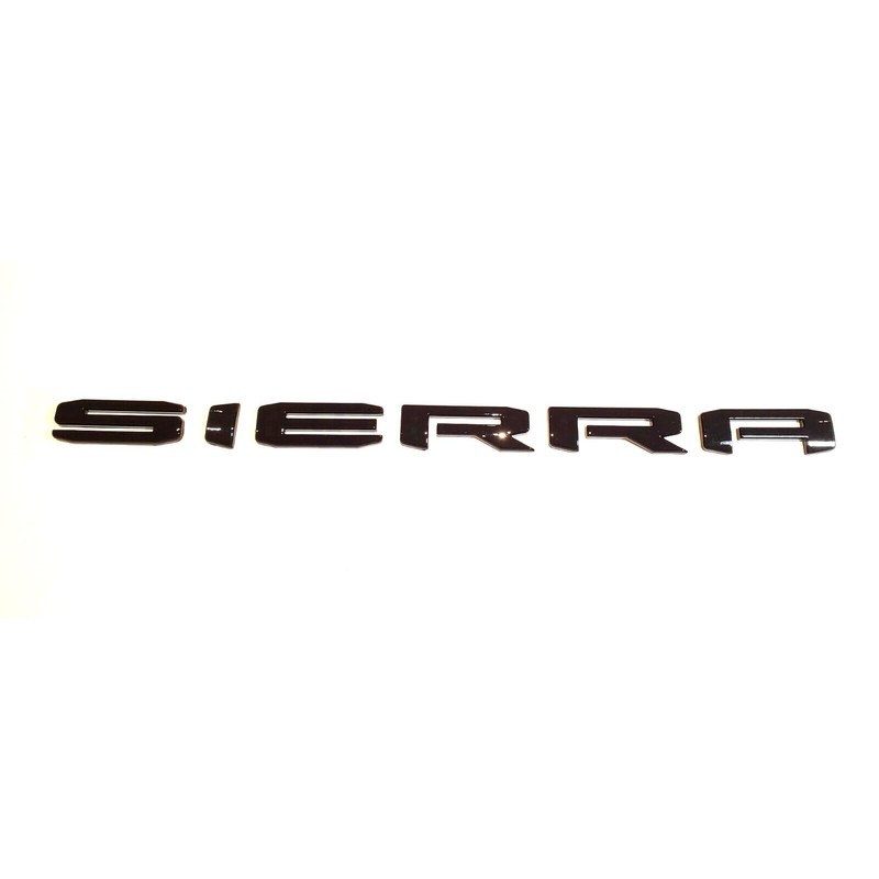 6Pcs Kits AT4 HD Emblem Sierra Door Rear Badge Replacement