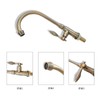 TOKUGAWAMIKA Faucet for Kitchen and Lavatory Antique Single Faucet 360°