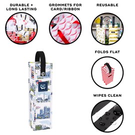 SCOUT Spirit Liftah, Reusable Wine Bag, Durable, Collapsible, Top Carrying Loop, Gift bag