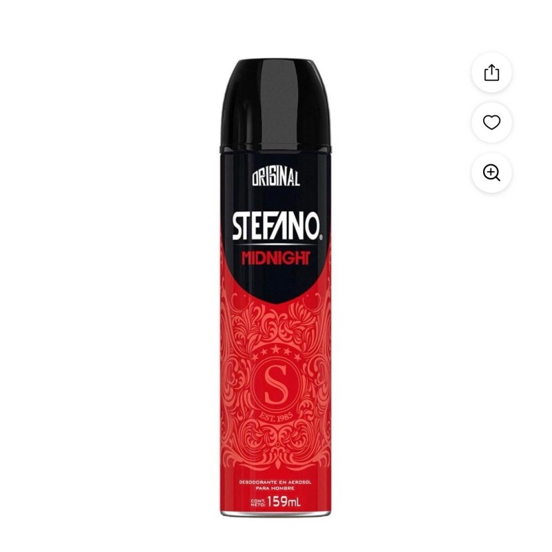 Stefano Men Deodorant Black / Cosmo /MidNight 159 ml EAch
