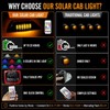 PIFOOG Solar Cab Lights for Trucks, No Drill Wireless Roof