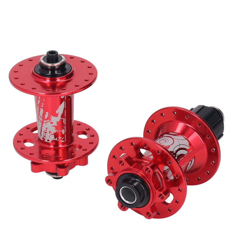 2pcs Bolany Bicycle Hub Red Aluminium Alloy 32 Holes 4