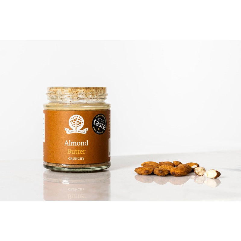 Nutural World - Crunchy Almond Nut Butter 6 Oz (170g)