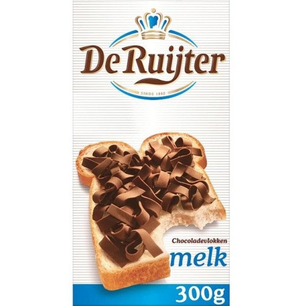 Hagelslag De Ruijter | Flakes Milk | De Ruijter | Dutch Chocolate Sprinkles | 10.5 Ounce Total